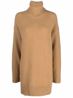 Sportmax трикотажное платье с высоким воротником