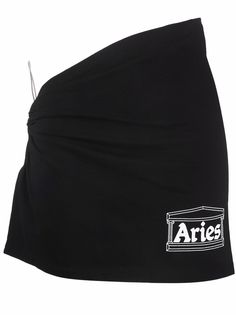 Aries мини-юбка с логотипом