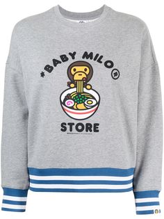 *BABY MILO® STORE BY *A BATHING APE® толстовка с логотипом