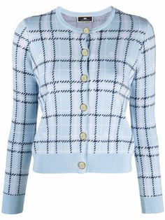 Elisabetta Franchi кардиган в клетку