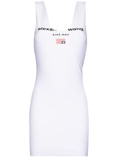 Alexander Wang платье с U-образным вырезом без рукавов
