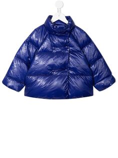 Emporio Armani Kids глянцевый пуховик
