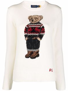 Polo Ralph Lauren джемпер с принтом Polo Bear