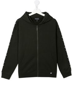 Emporio Armani Kids толстовка на молнии с капюшоном