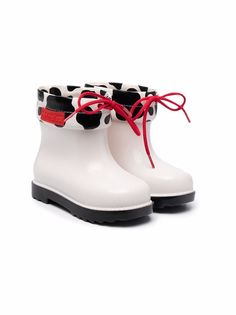 Mini Melissa резиновые сапоги с анималистичным принтом