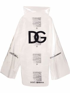 Dolce & Gabbana прозрачная блузка с логотипом