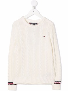 Tommy Hilfiger Junior джемпер фактурной вязки