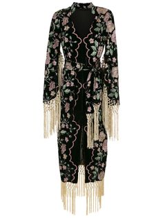 Olympiah платье с запахом и цветочной вышивкой