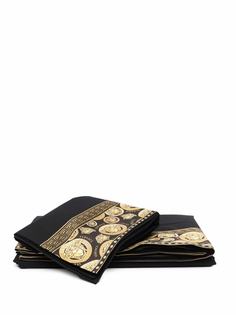 Versace комплект постельного белья с принтом Medusa