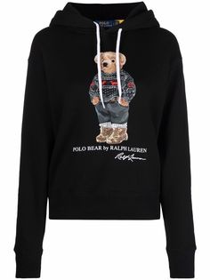 Polo Ralph Lauren худи с принтом Polo Bear