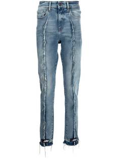 VAL KRISTOPHER джинсы кроя слим с необработанными краями
