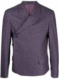 Martine Rose однобортный пиджак в тонкую полоску