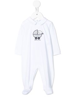 Emporio Armani Kids пижама с вышитым логотипом