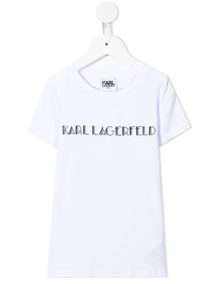 Karl Lagerfeld Kids футболка с логотипом