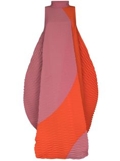 Issey Miyake плиссированное платье макси Chochin
