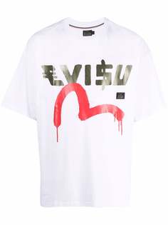 EVISU футболка с логотипом
