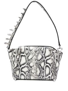 Givenchy сумка на плечо со змеиным принтом и заклепками