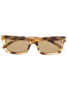 Saint Laurent Eyewear солнцезащитные очки в прямоугольной оправе