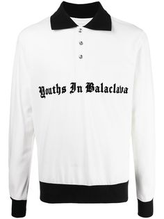 Youths In Balaclava рубашка поло с логотипом