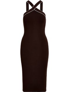 Ralph Lauren Collection платье без рукавов с перекрестными бретелями