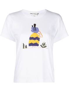Comme Des Garçons Girl футболка с вышивкой