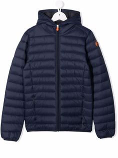 Save The Duck Kids пуховик на молнии с капюшоном