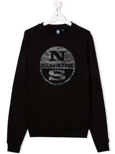 North Sails Kids толстовка из органического хлопка с логотипом