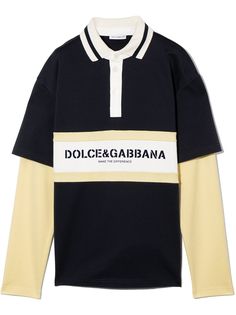 Dolce & Gabbana Kids рубашка поло с логотипом