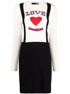 Love Moschino платье-джемпер Love