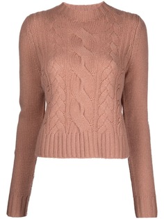 Vince кашемировый джемпер фактурной вязки