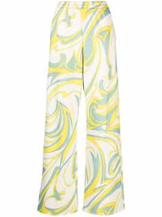 Emilio Pucci брюки с принтом Vortici