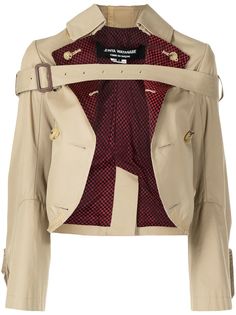 Junya Watanabe Comme des Garçons Pre-Owned жакет с ремешком спереди