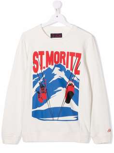 MC2 Saint Barth Kids толстовка St Moritz Postcard