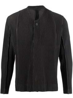 Homme Plissé Issey Miyake плиссированный пиджак без воротника