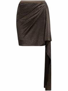 Rick Owens Lilies юбка мини с драпировкой