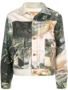 Vivienne Westwood джинсовая куртка с принтом