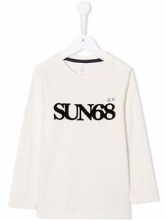 Sun 68 футболка с длинными рукавами и логотипом