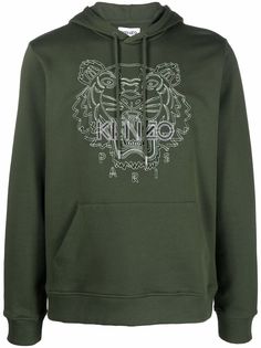 Kenzo худи с вышивкой Tiger
