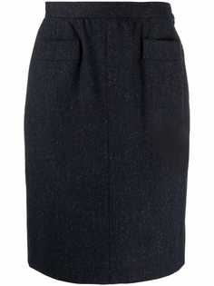 Yves Saint Laurent Pre-Owned прямая юбка 1980-х годов с завышенной талией