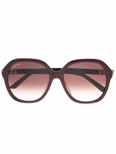 Balenciaga Eyewear массивные солнцезащитные очки в круглой оправе