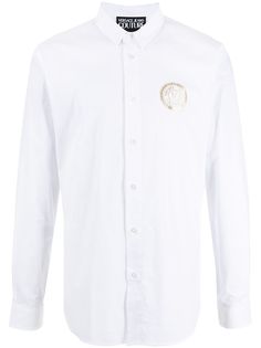 Versace Jeans Couture рубашка с длинными рукавами и логотипом