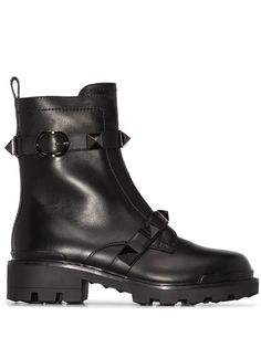 Valentino Garavani ботинки Roman Stud в стиле милитари