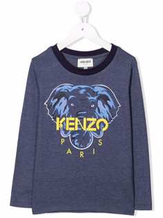 Kenzo Kids футболка с графичным принтом