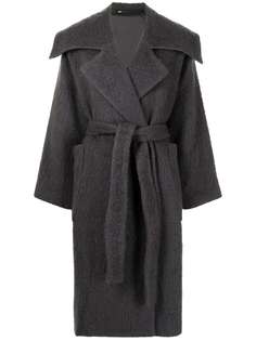 Muller Of Yoshiokubo двубортное пальто с поясом