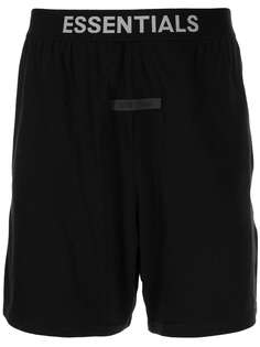 FEAR OF GOD ESSENTIALS шорты с логотипом на поясе