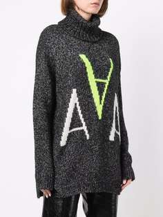 TWINSET джемпер оверсайз с высоким воротником