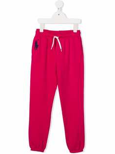 Ralph Lauren Kids спортивные брюки с вышитым логотипом