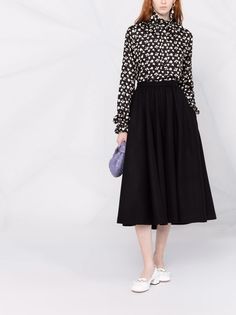 Rochas пышная юбка с завышенной талией