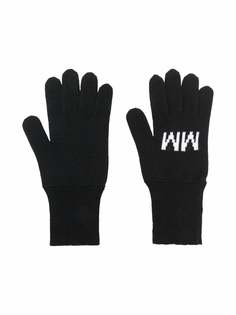 MM6 Maison Margiela Kids перчатки с логотипом