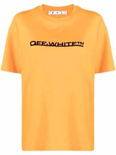 Off-White футболка с логотипом